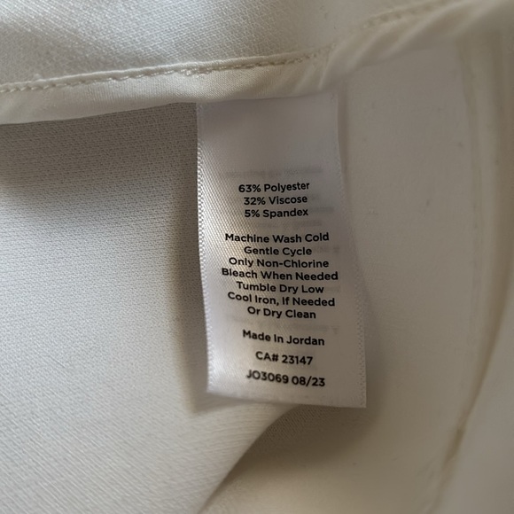 NWOT Talbots Providence Pant winter white Size 18 - Picture 5 of 5